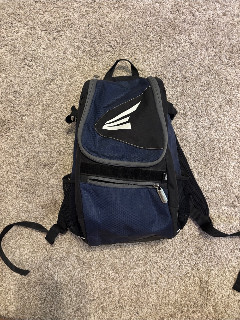 Navy Blue Easton baseball bag with Front Pocket